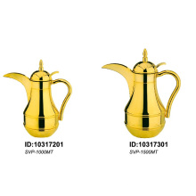 Edelstahl-Vakuumkaffeetopf mit Glas ausgekleidet (arabischer Stil)